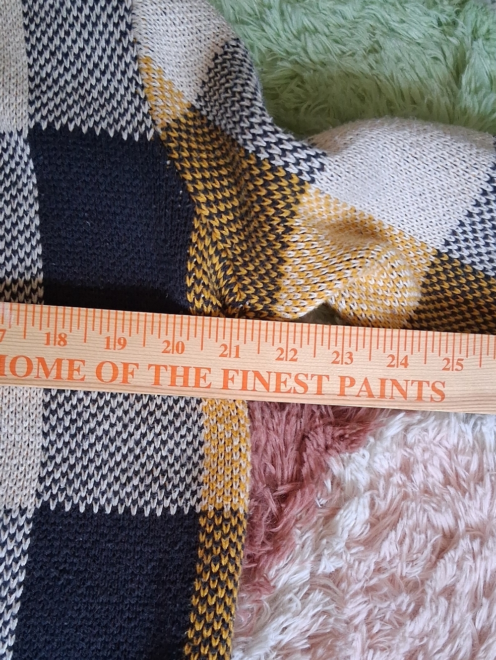 Cabi Hooded Long Plaid Sweater Cardigan - Picture 8 of 11